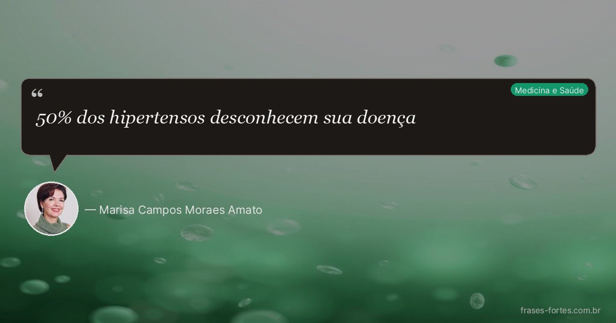 Frase de Marisa Campos Moraes Amato
