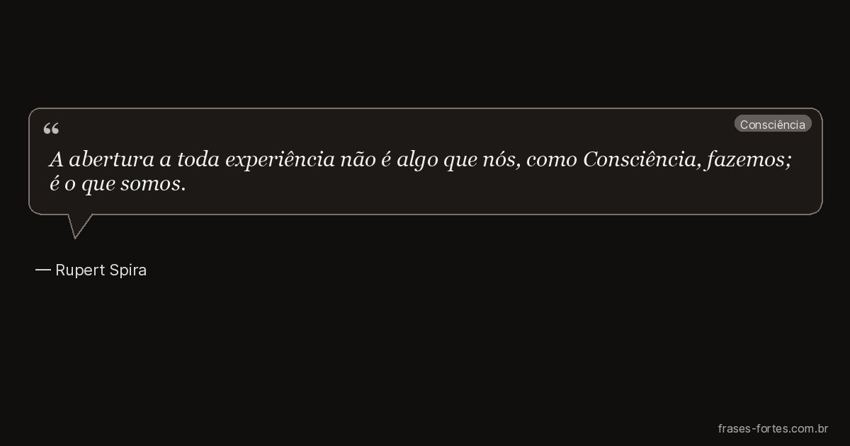 Frase de Rupert Spira