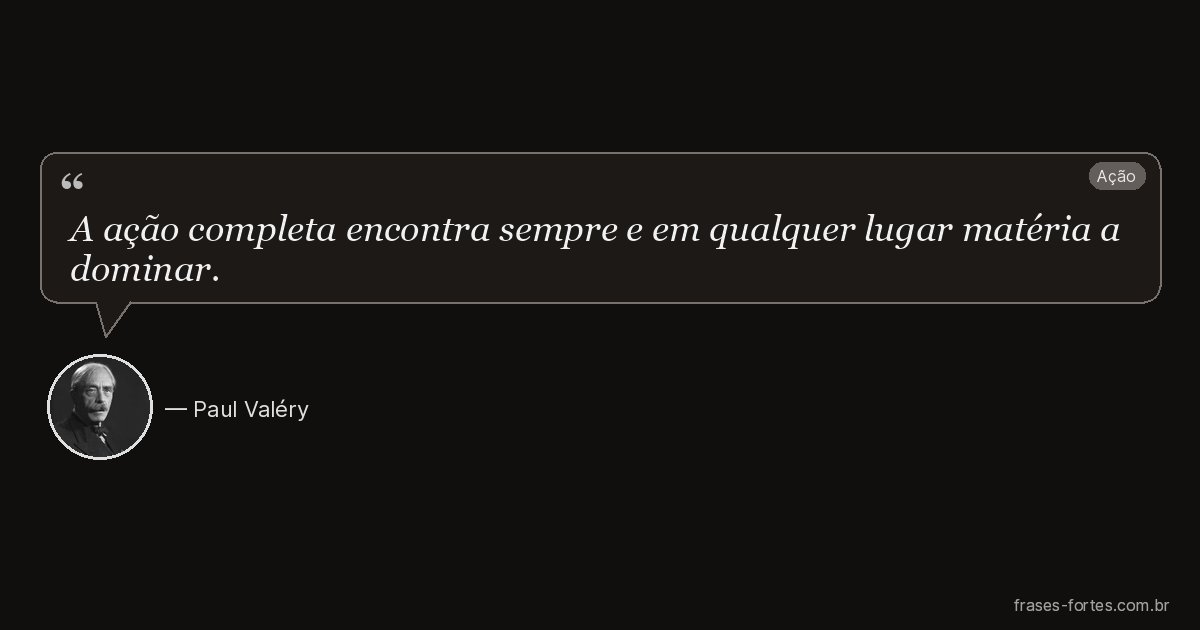Frase de Paul Valéry