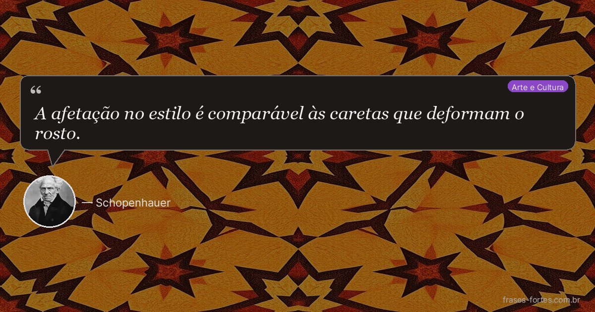 Frase de Schopenhauer