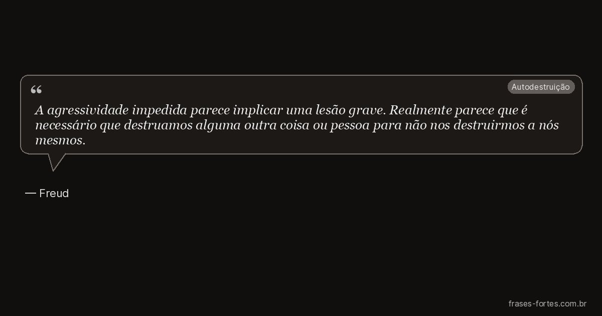 Frase de Freud