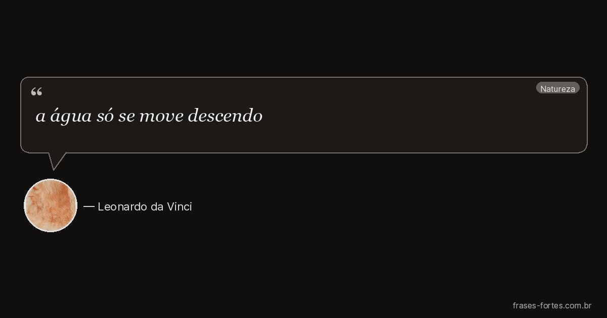 Frase de Leonardo da Vinci