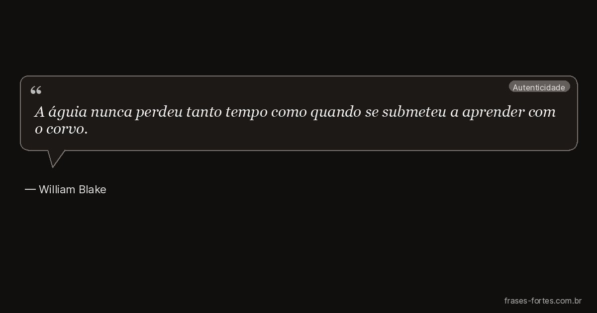 Frase de William Blake