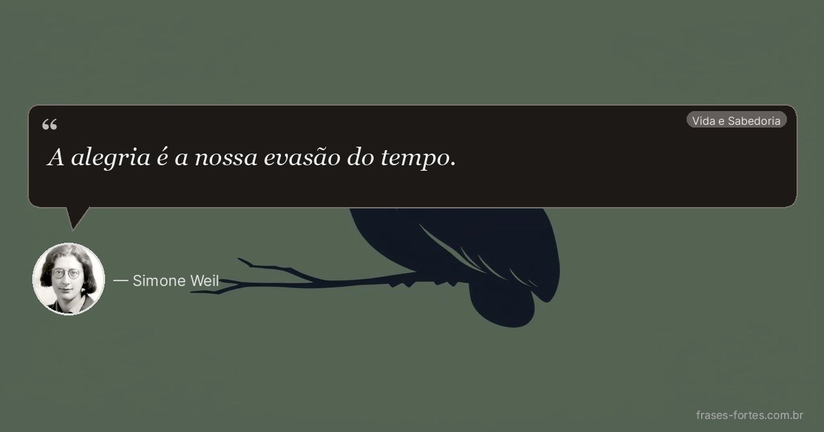Frase de Simone Weil