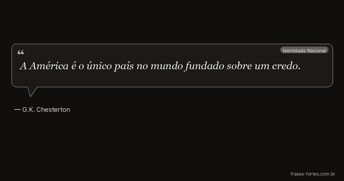 Frase de G.K. Chesterton