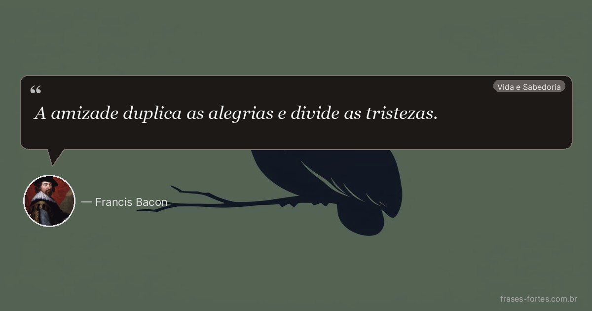 Frase de Francis Bacon