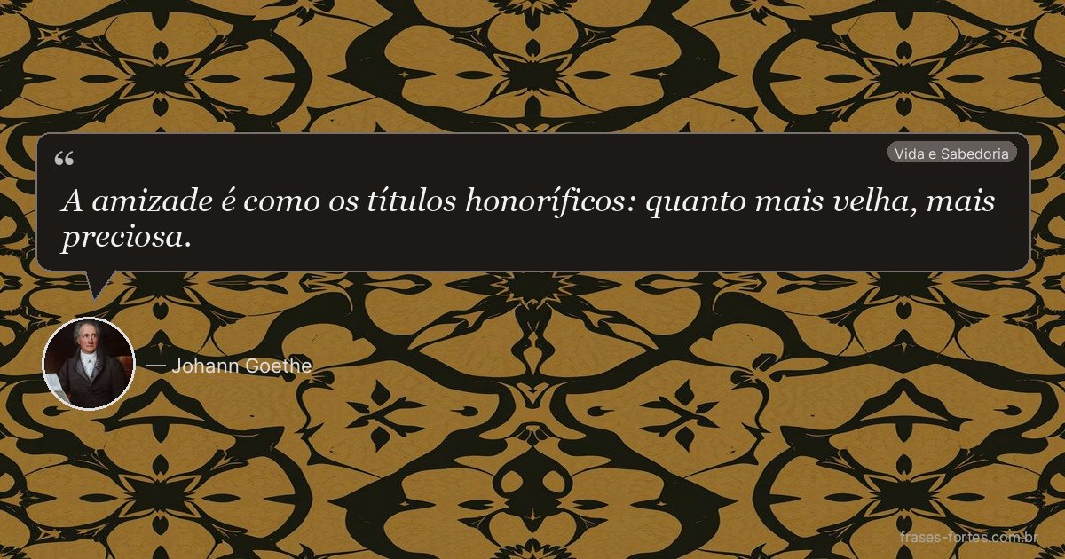 Frase de Johann Goethe