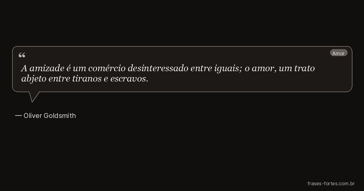 Frase de Oliver Goldsmith