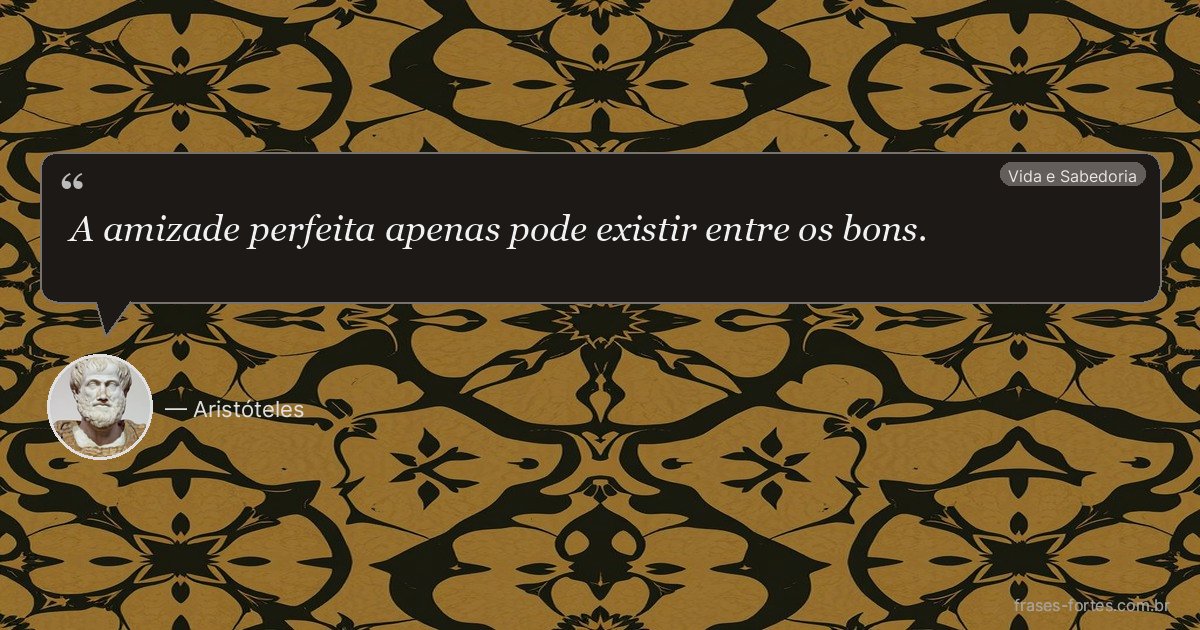 Frase de Aristóteles