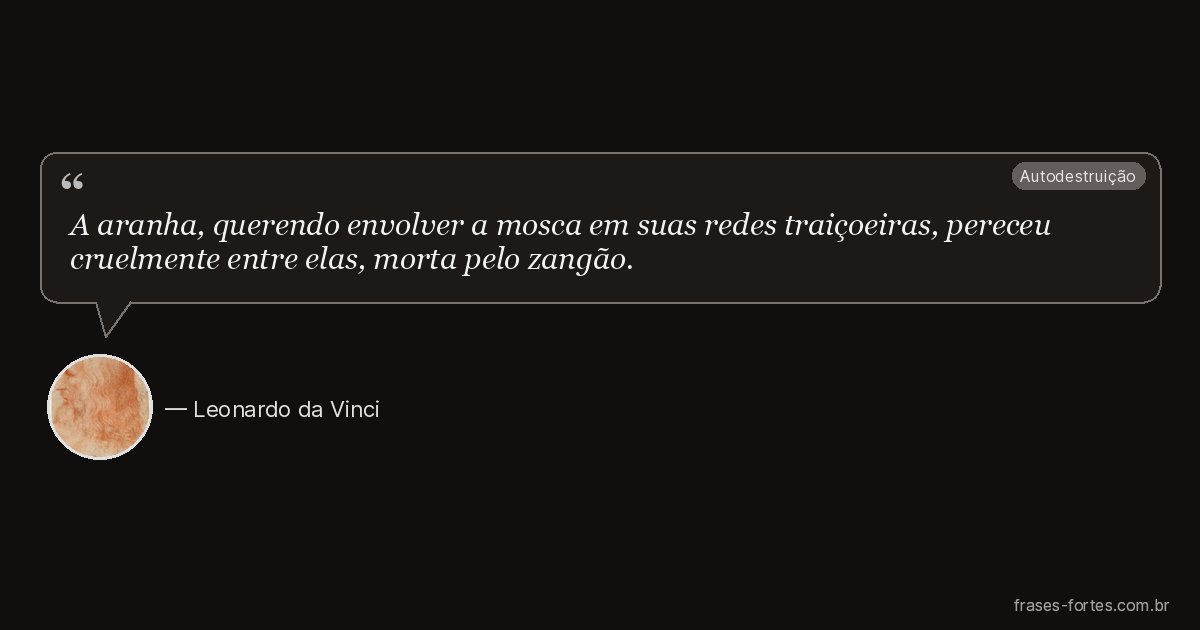 Frase de Leonardo da Vinci