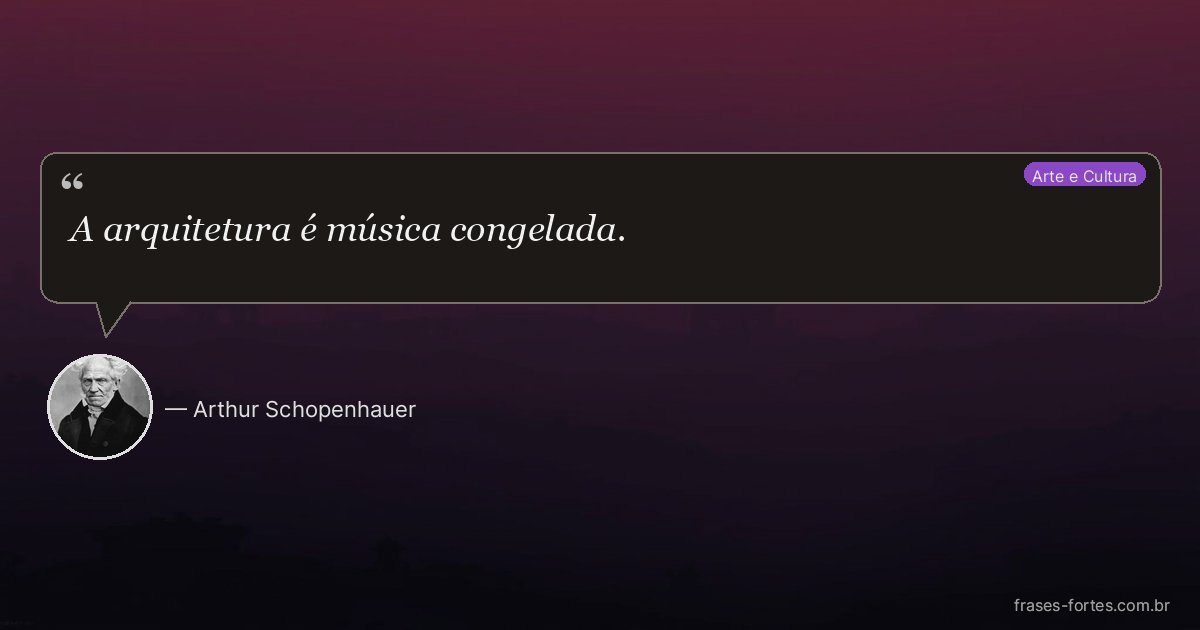 Frase de Arthur Schopenhauer