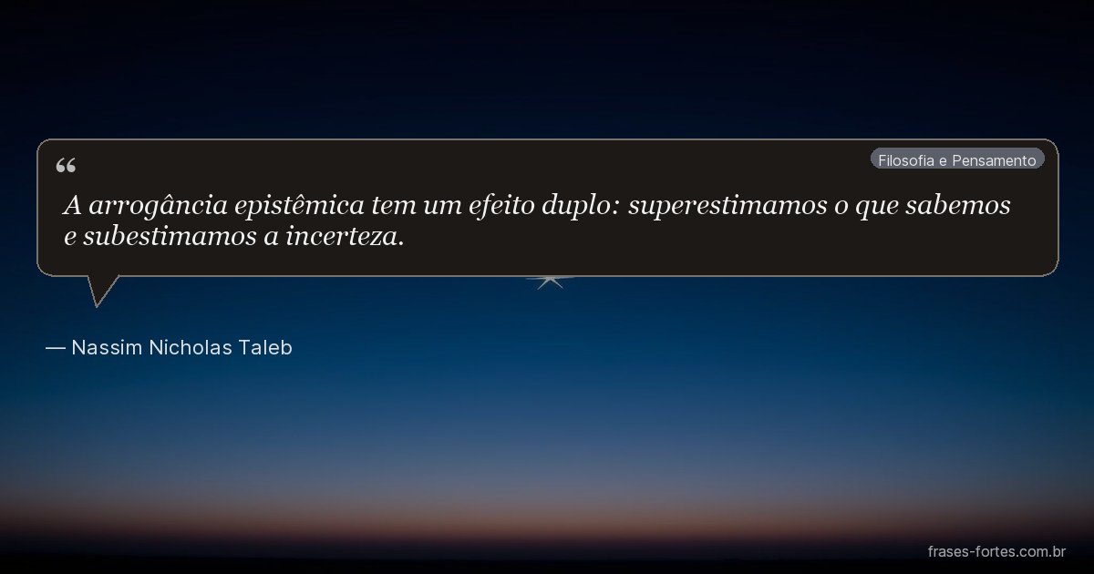 Frase de Nassim Nicholas Taleb