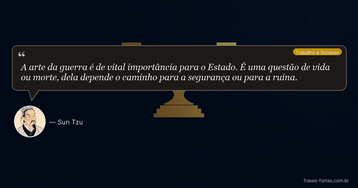 Frase de Sun Tzu