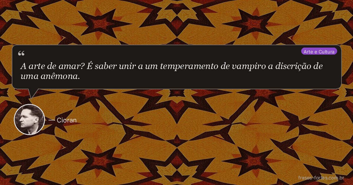 Frase de Cioran