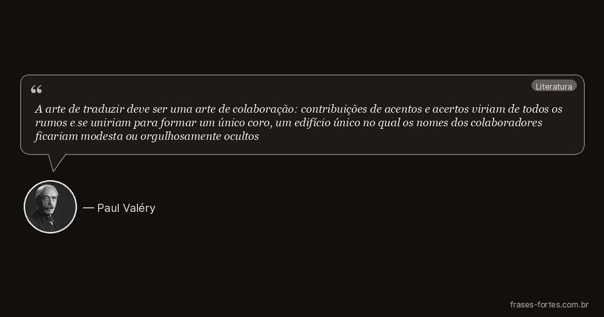 Frase de Paul Valéry