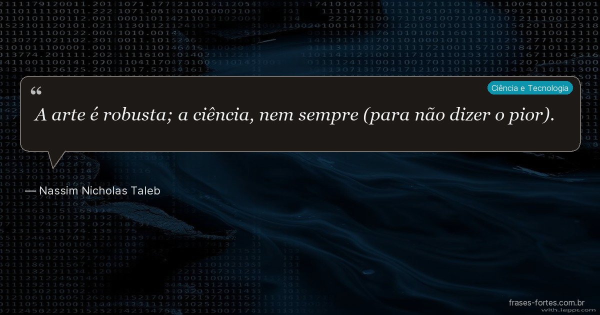 Frase de Nassim Nicholas Taleb