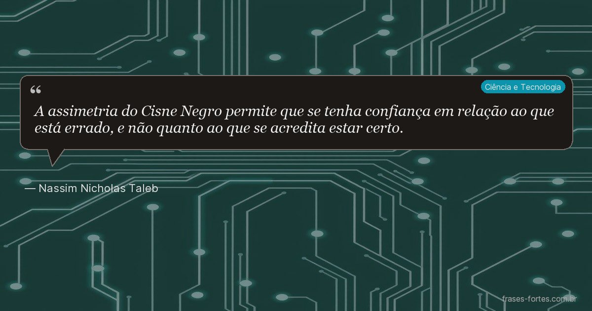 Frase de Nassim Nicholas Taleb
