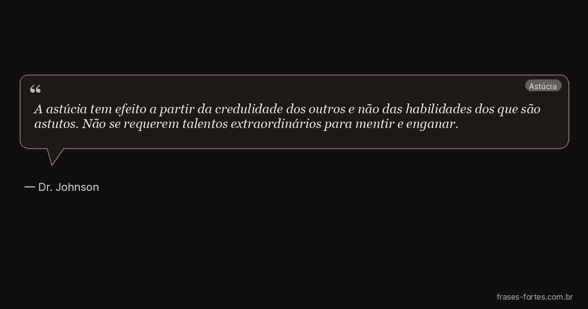 Frase de Dr. Johnson