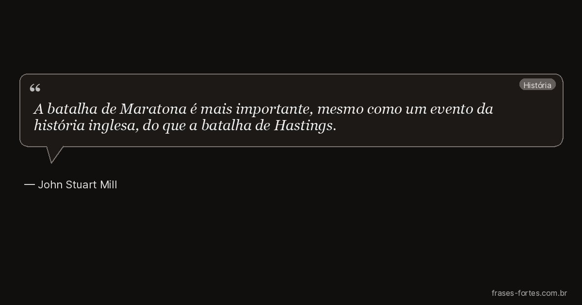 Frase de John Stuart Mill