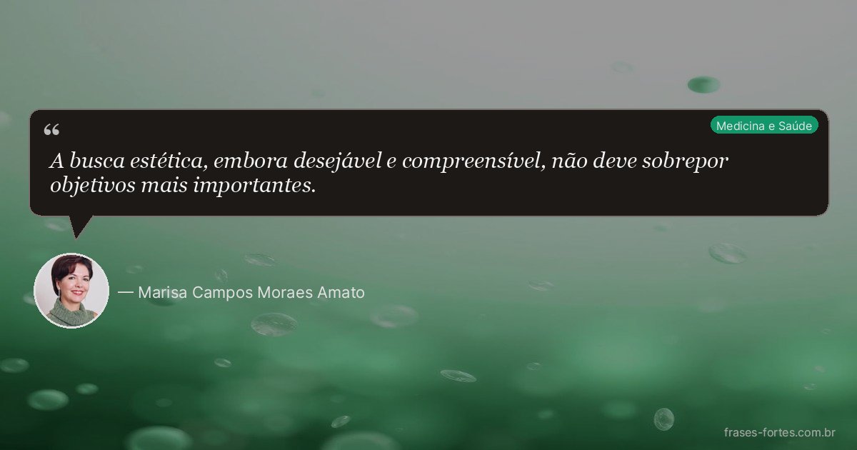 Frase de Marisa Campos Moraes Amato