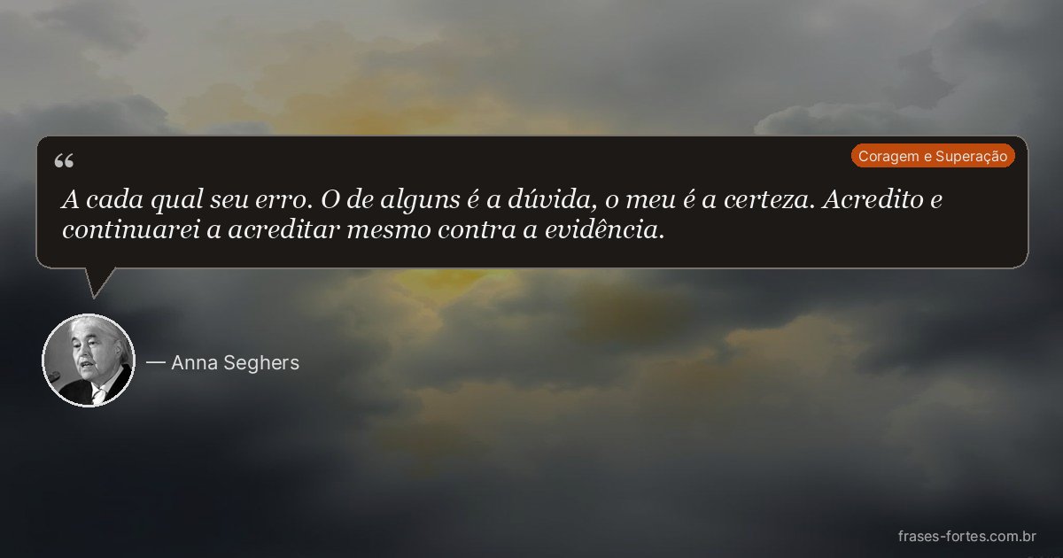 Frase de Anna Seghers