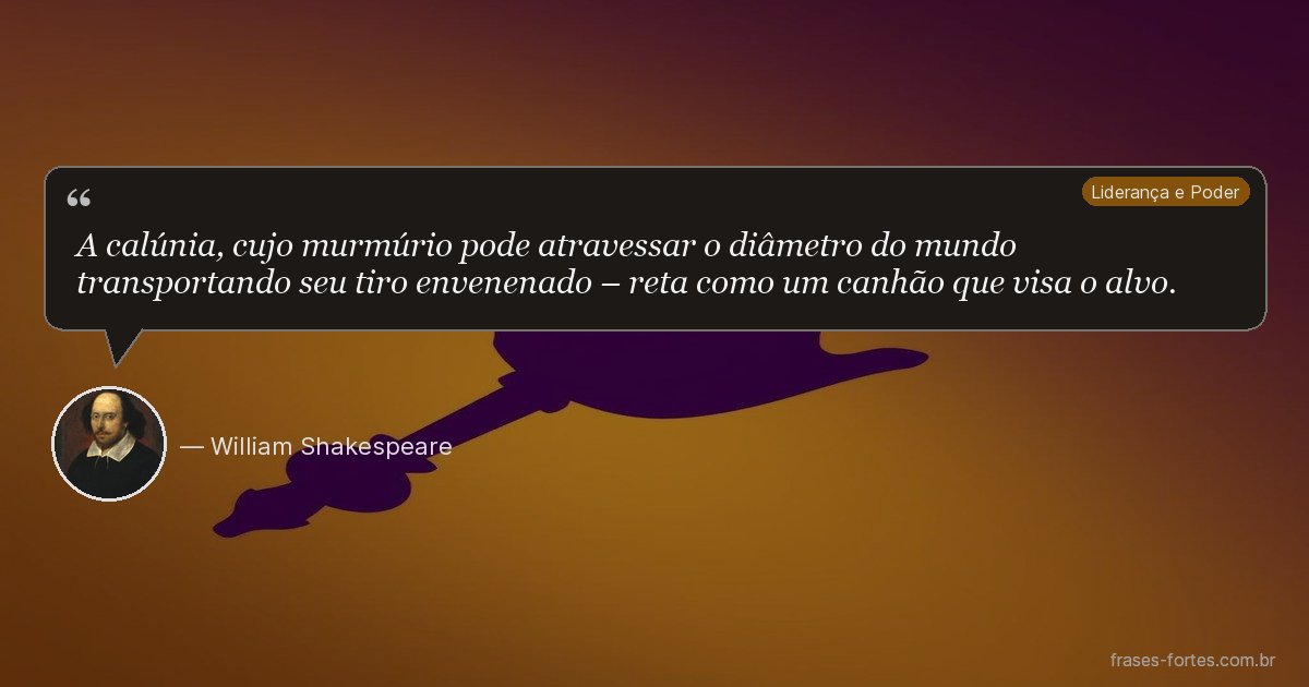 Frase de William Shakespeare