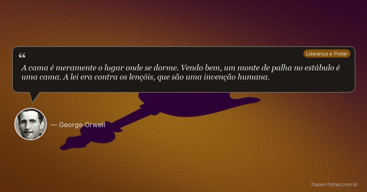 Frase de George Orwell