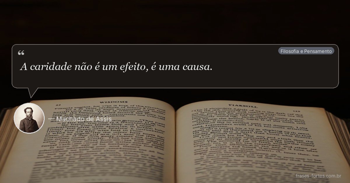 Frase de Machado de Assis