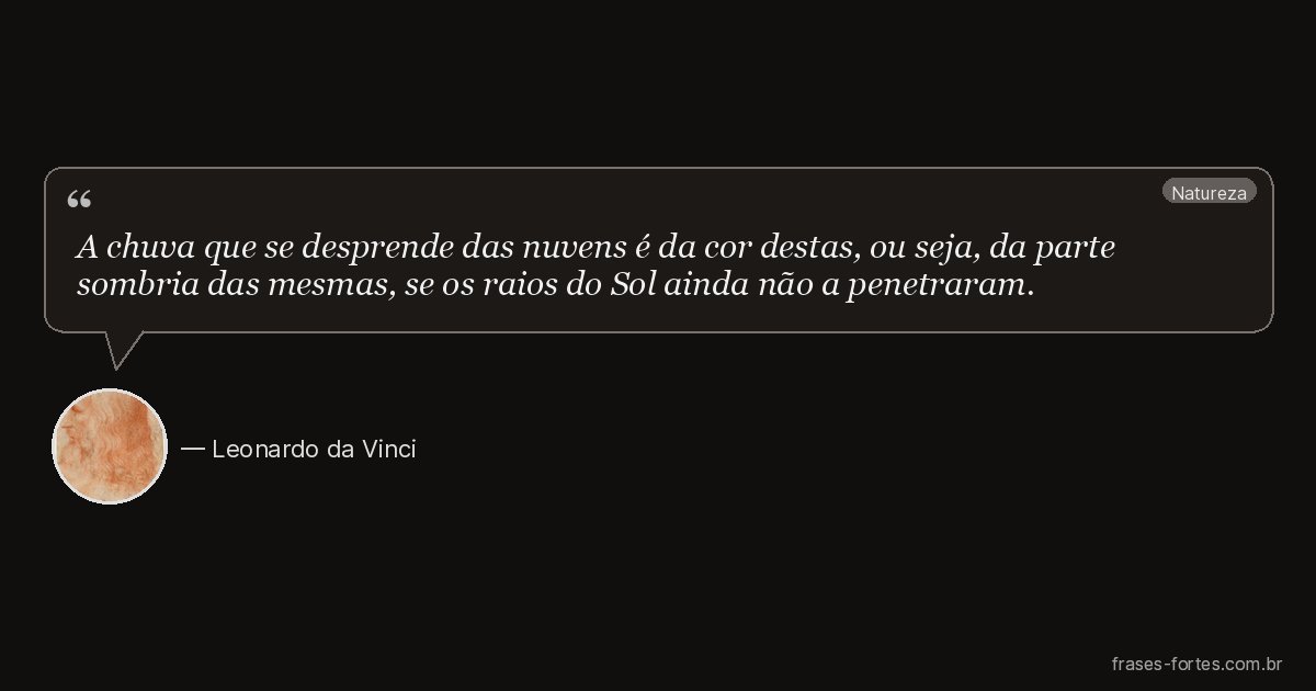 Frase de Leonardo da Vinci