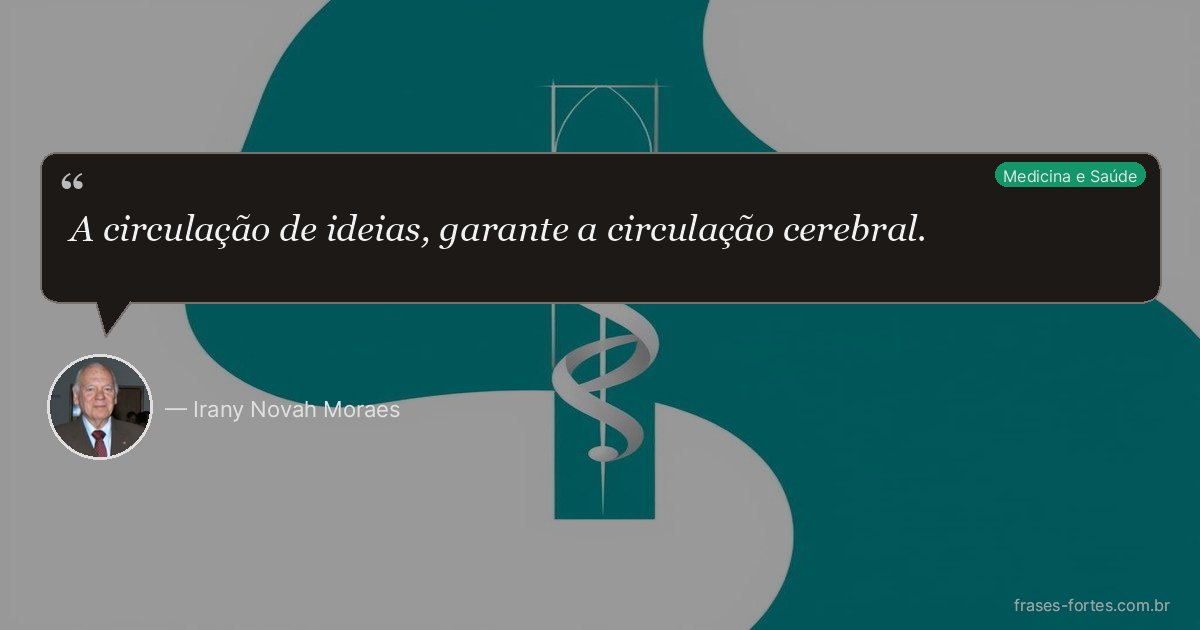 Frase de Irany Novah Moraes