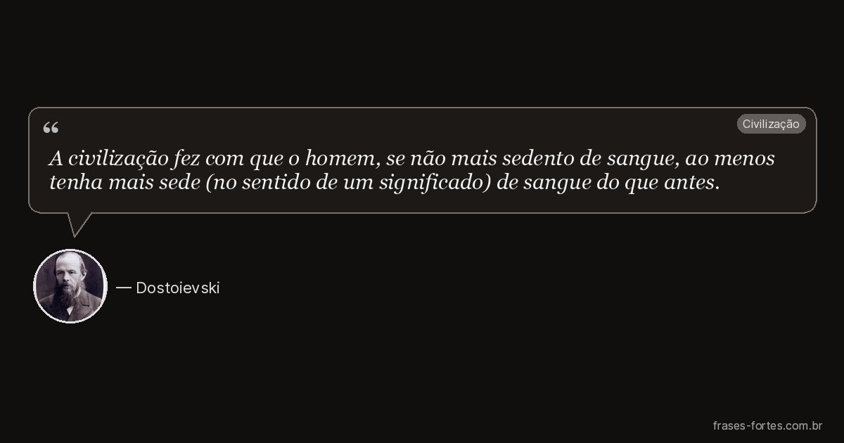 Frase de Dostoievski