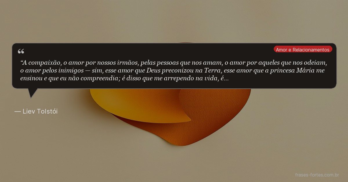 Frase de Liev Tolstói