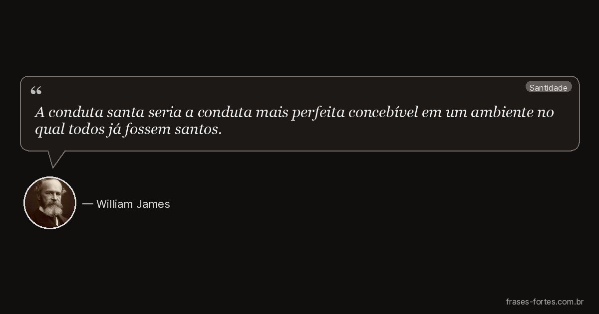 Frase de William James
