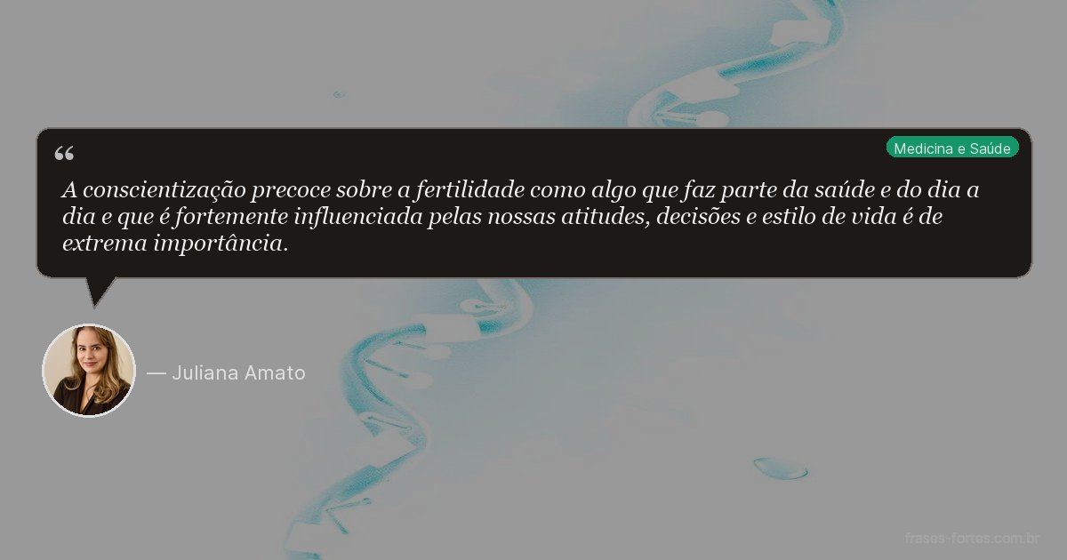 Frase de Juliana Amato