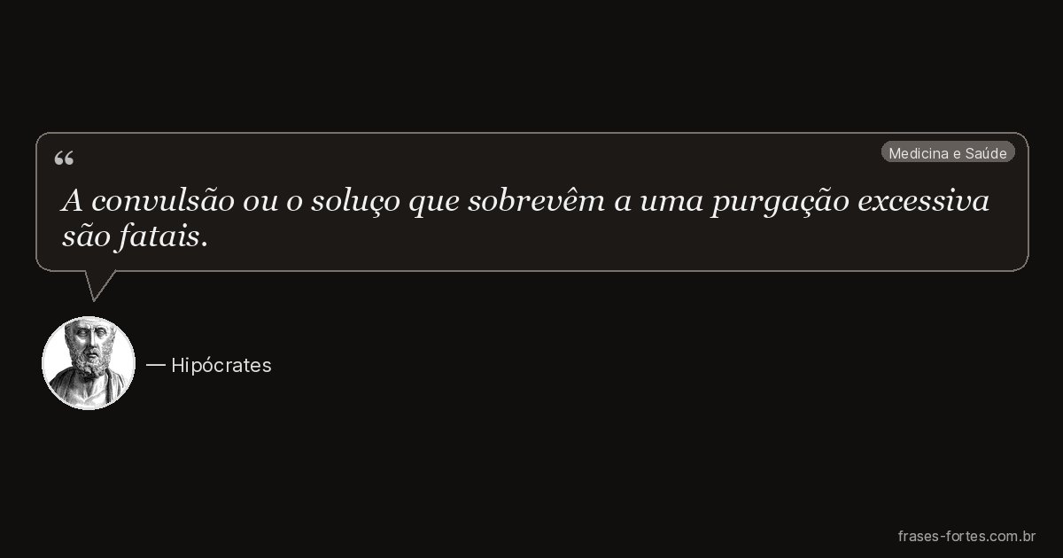 Frase de Hipócrates