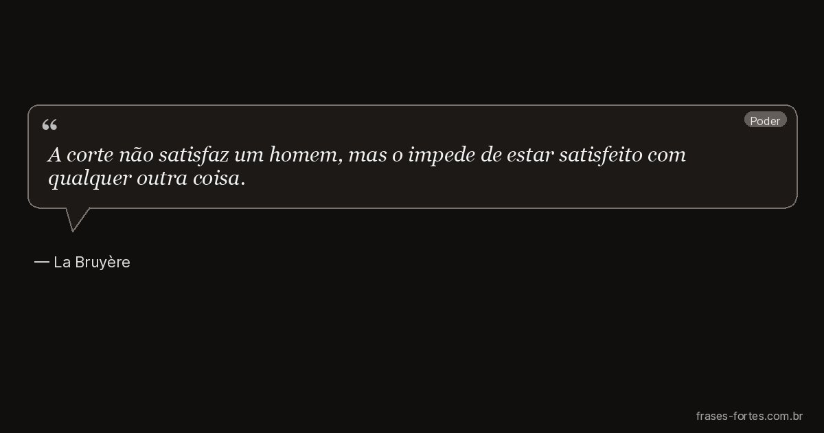 Frase de La Bruyère