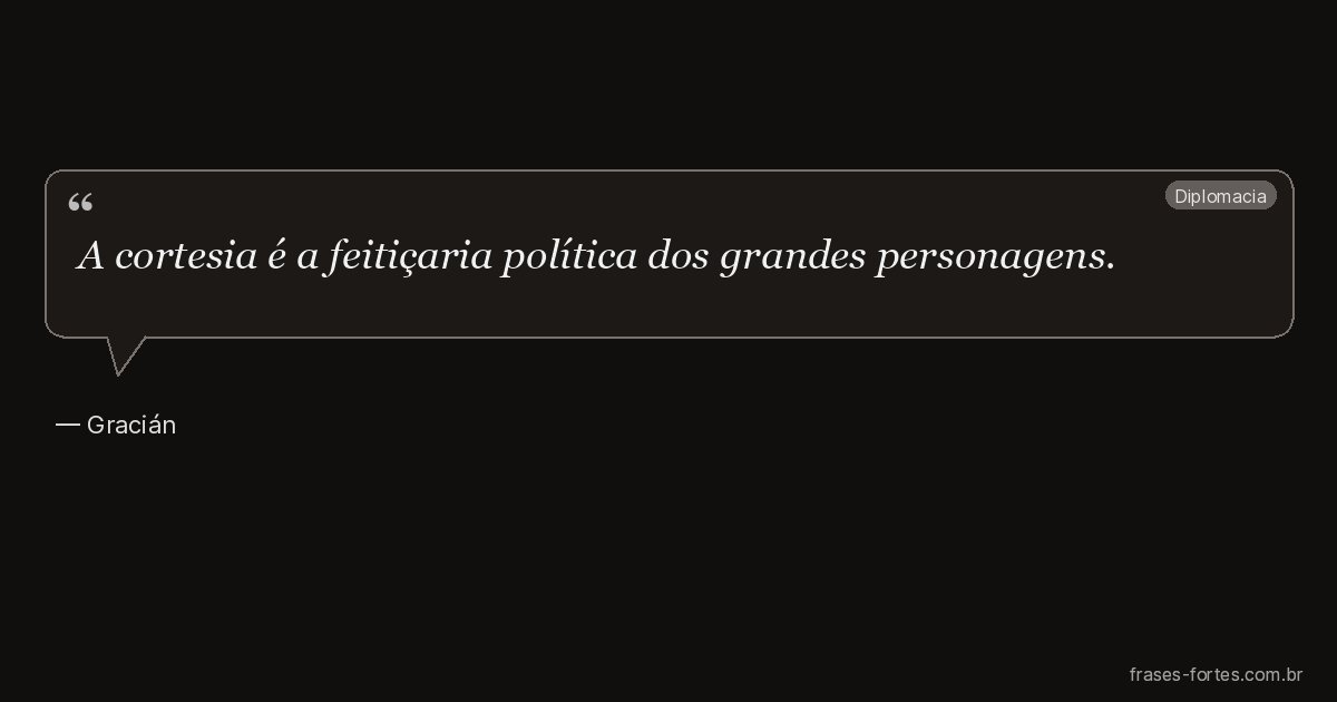 Frase de Gracián