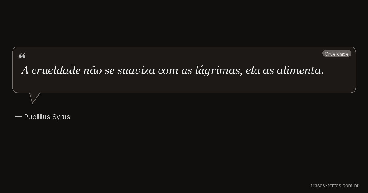 Frase de Publilius Syrus