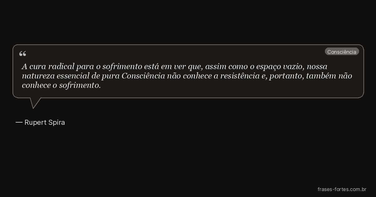 Frase de Rupert Spira