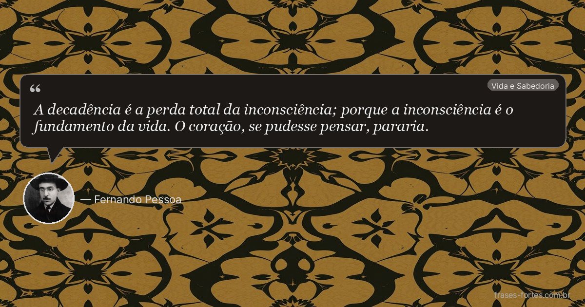Frase de Fernando Pessoa