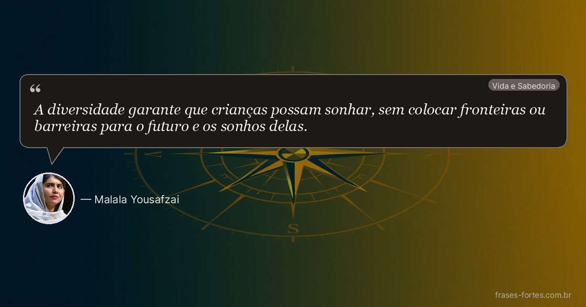 Frase de Malala Yousafzai