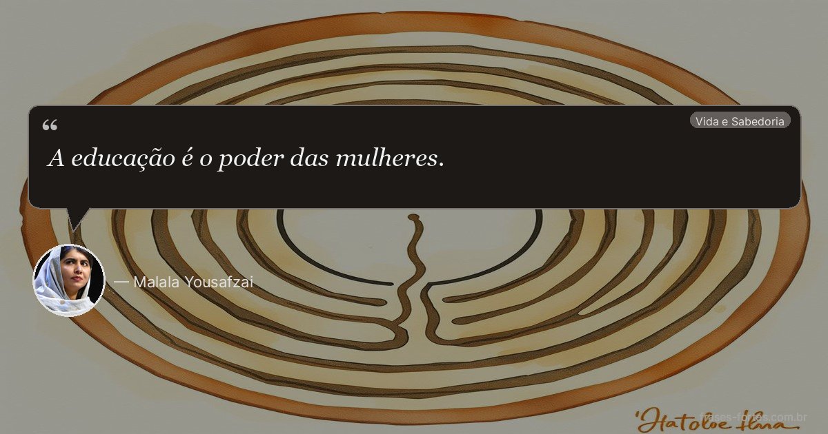 Frase de Malala Yousafzai