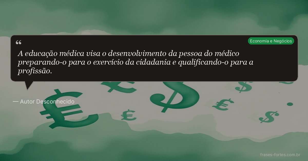 Frase de Autor Desconhecido