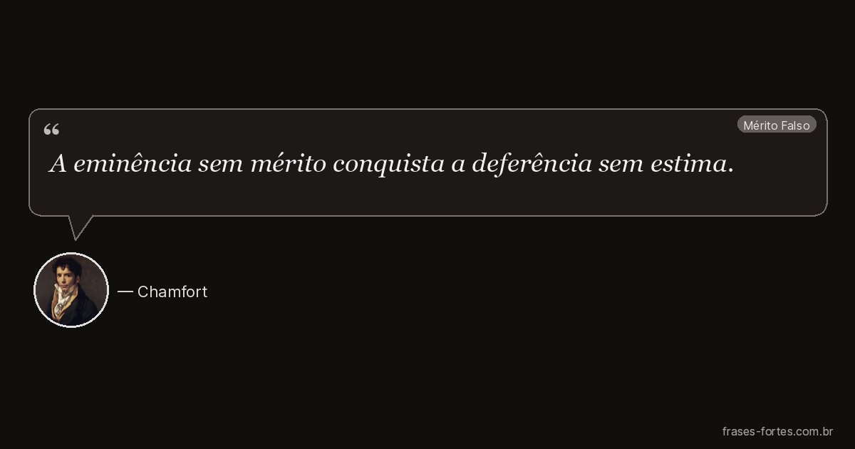 Frase de Chamfort