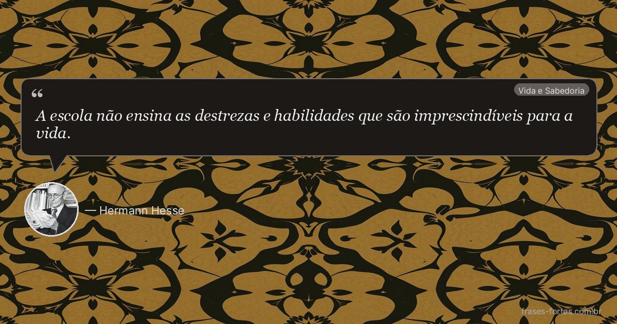 Frase de Hermann Hesse