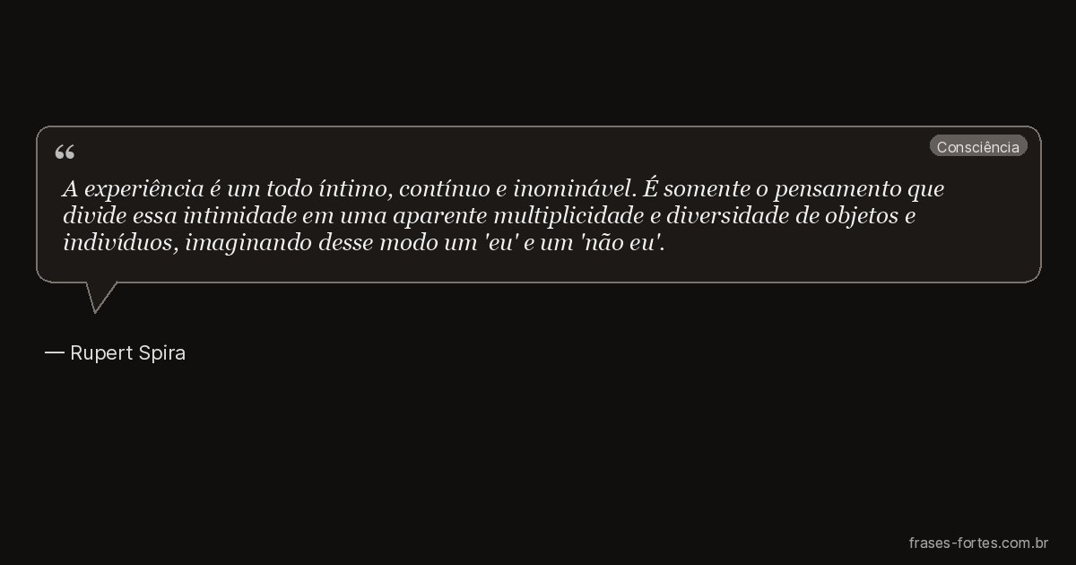 Frase de Rupert Spira