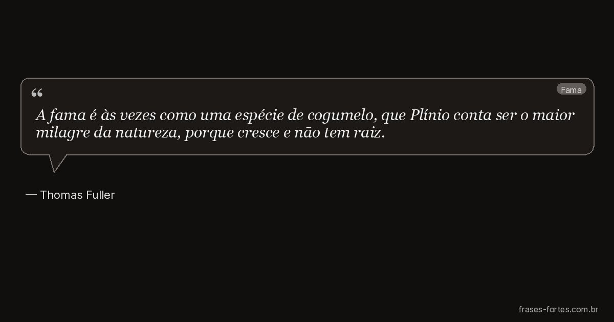 Frase de Thomas Fuller