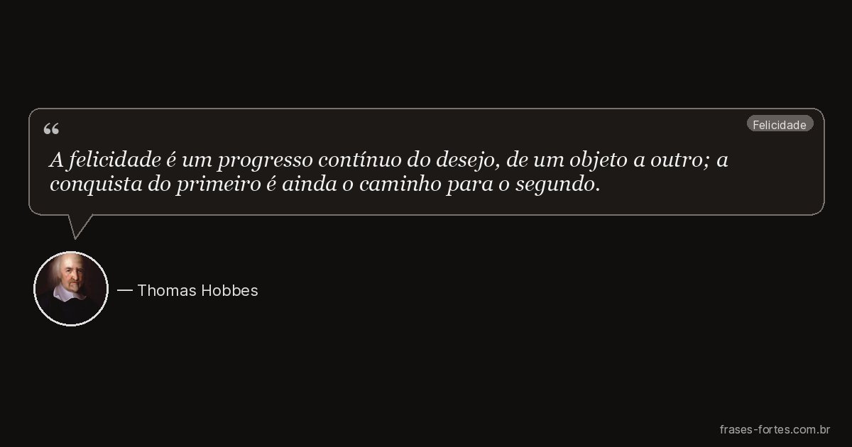 Frase de Thomas Hobbes