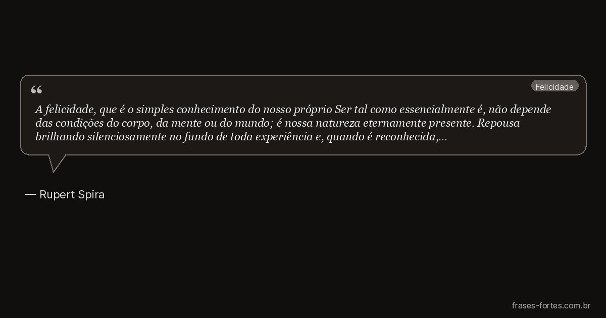 Frase de Rupert Spira