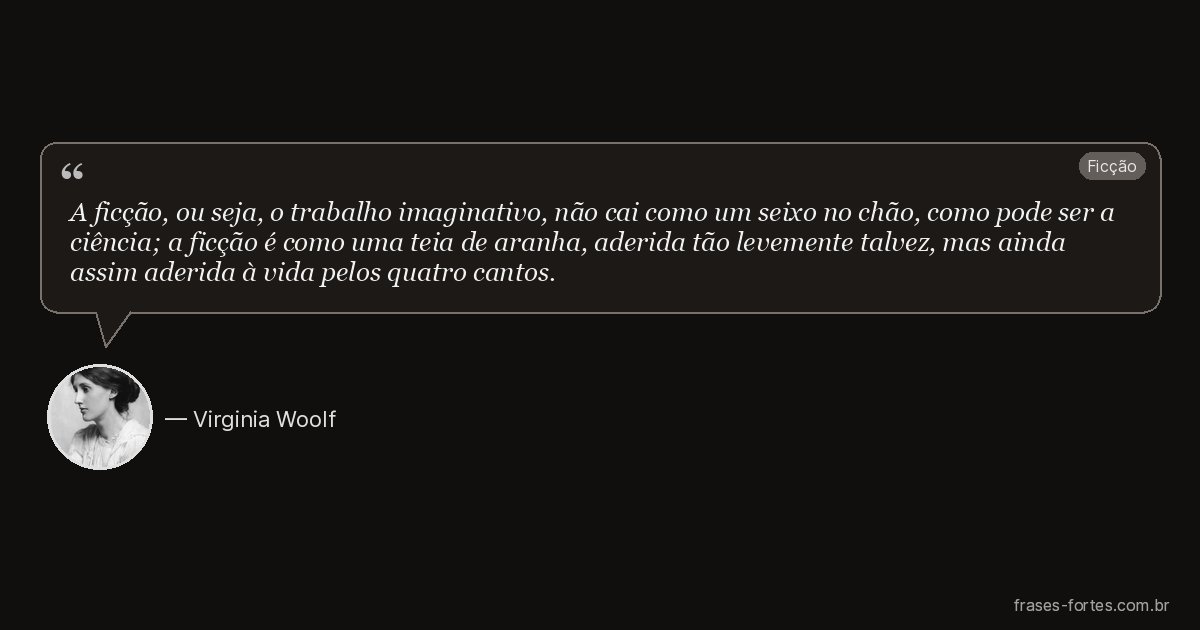 Frase de Virginia Woolf